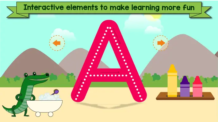 Alphabet Letters & Numbers Tracing Games for Kids android App screenshot 5